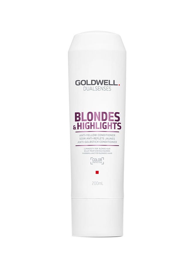 Goldwell Dualsenses Blondes And Highlights Anti-Yellow Conditioner White 200ml 