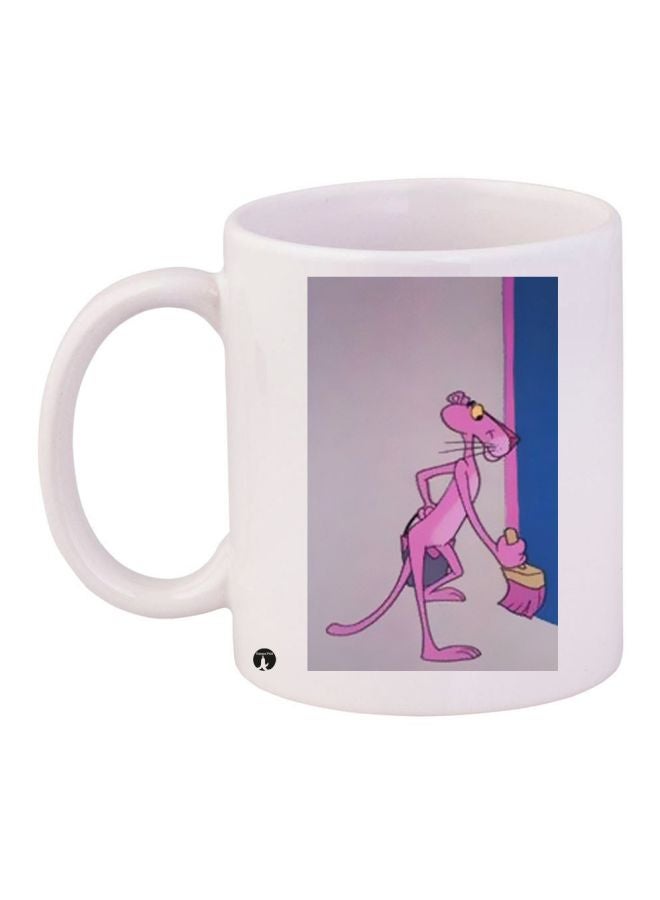 BP Printed Coffee Mug White/Pink/Blue