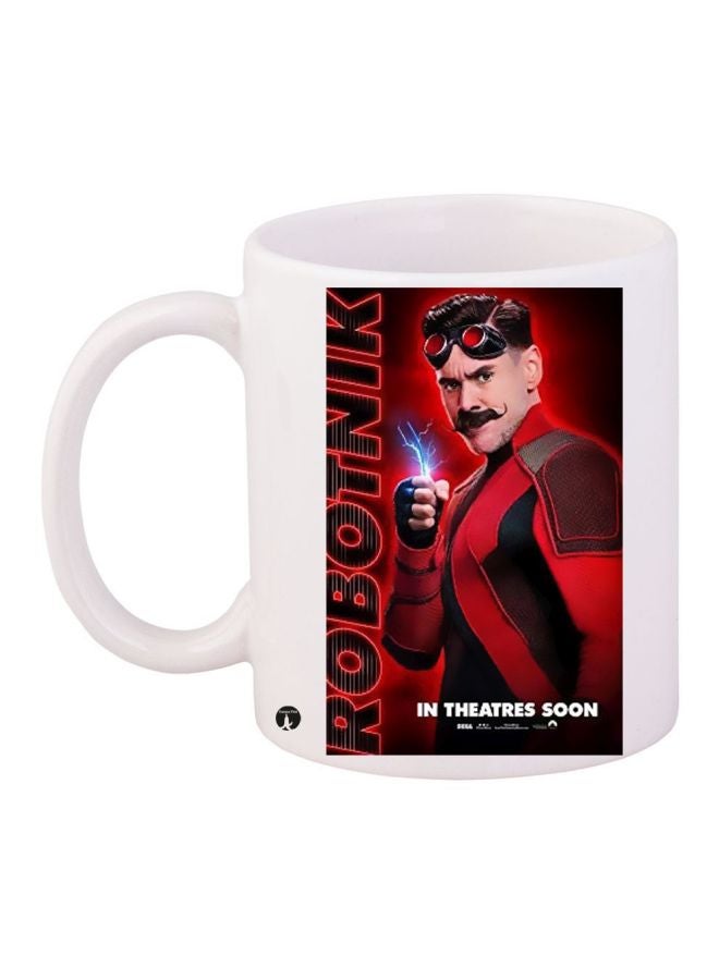 BP Printed Coffee Mug White/Red/Black