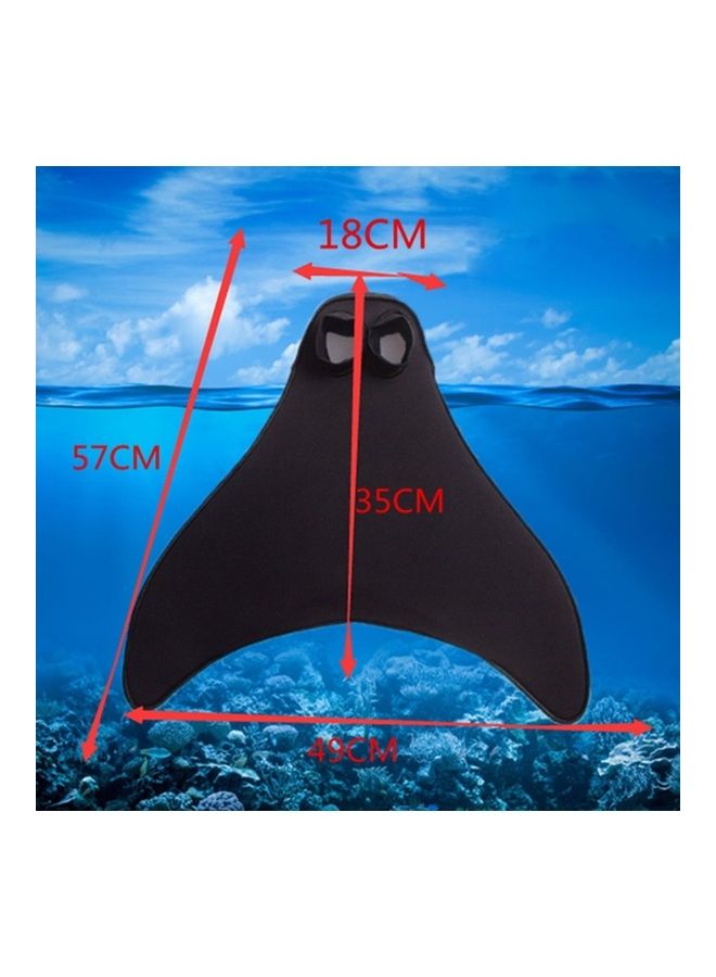 Generic Adjustable Diving Monofin Swimming Foot Flipper 52 x 10 x 48cm - Image 4