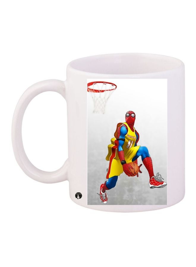 قدح قهوة - سبايدر مان أبيض/أحمر/أصفر