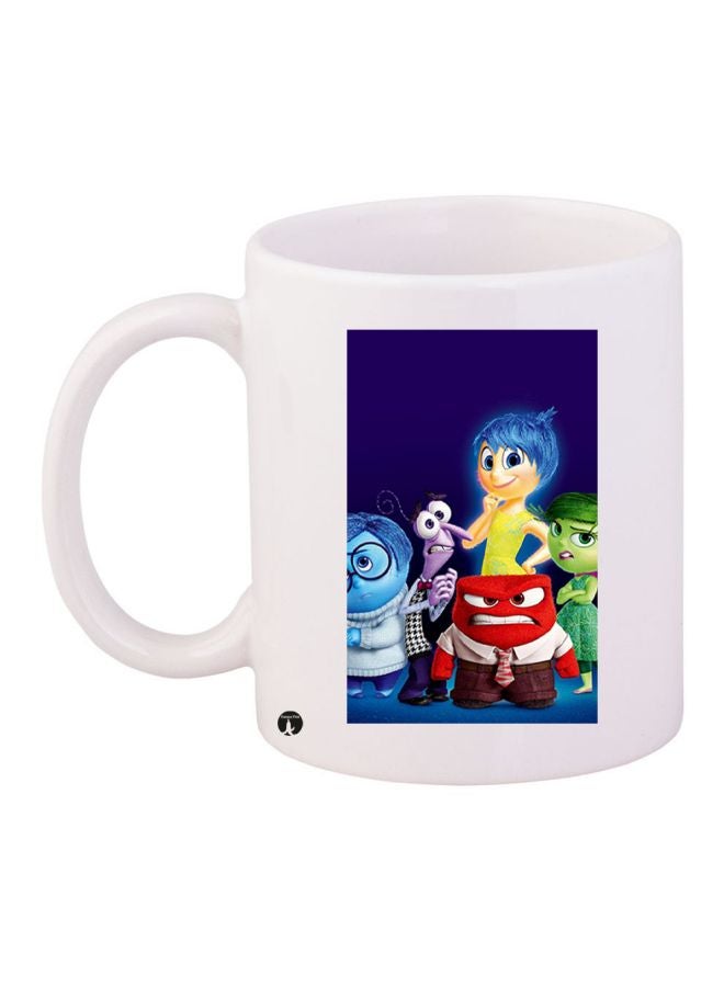 BP Anime Printed Coffee Mug White/Purple/Red