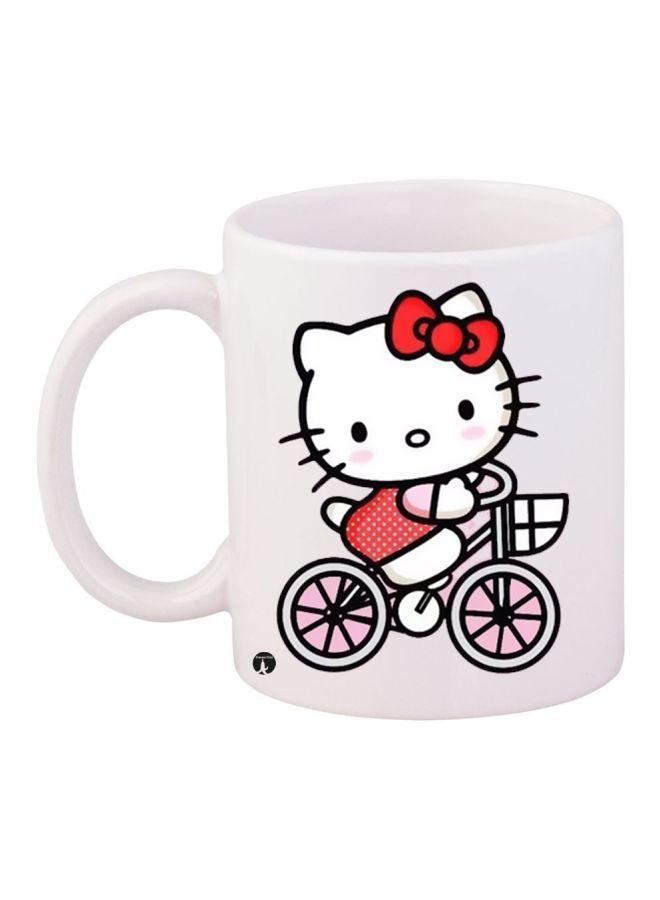BP Hello Kitty Printed Coffee Mug White/Red/Black