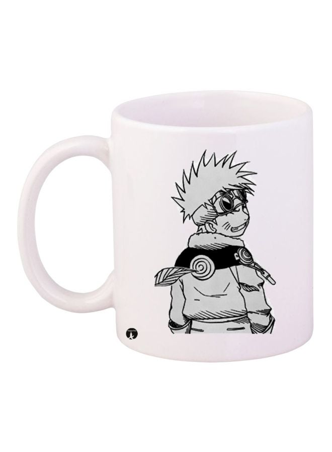 BP Anime Printed Coffee Mug White/Grey