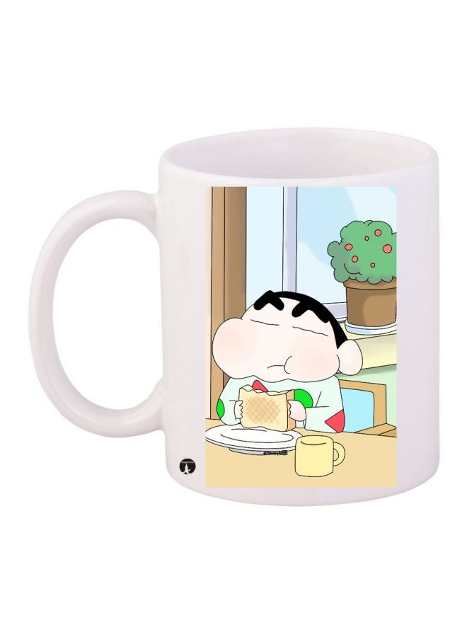 BP Shinchan Printed Coffee Mug White/Blue/Green