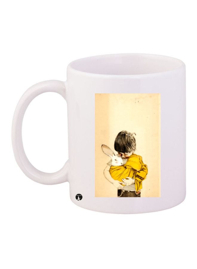 BP Boy Printed Coffee Mug White/Beige/Grey
