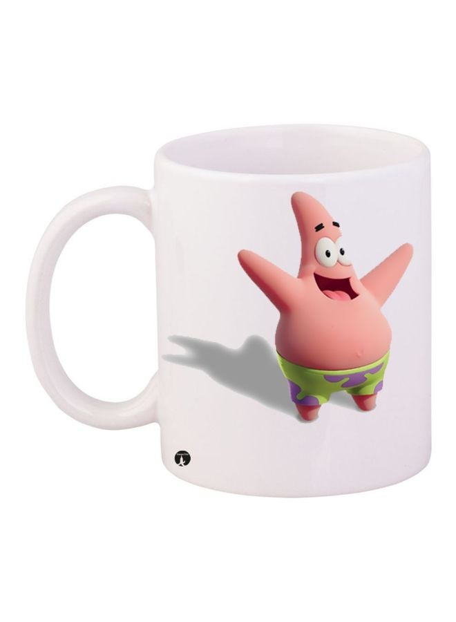 BP SpongeBob Printed Coffee Mug White/Pink/Green