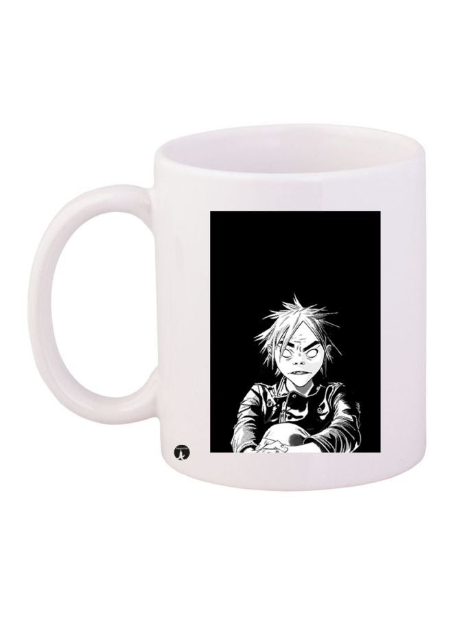 BP Anime Printed Coffee Mug White/Black