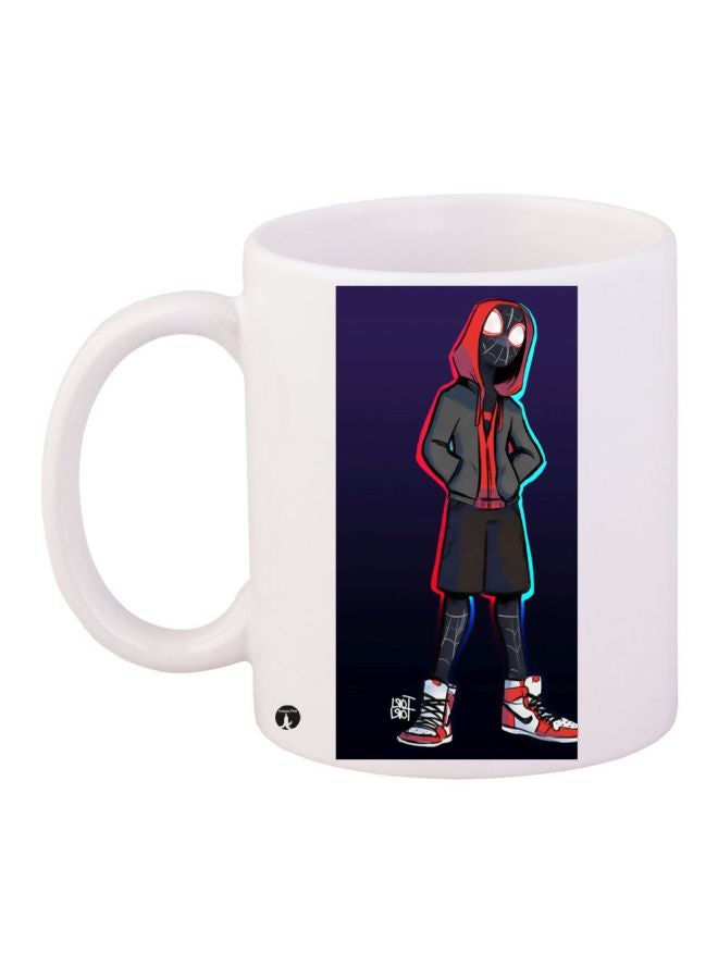 BP Spiderman Printed Coffee Mug White/Blue/Black