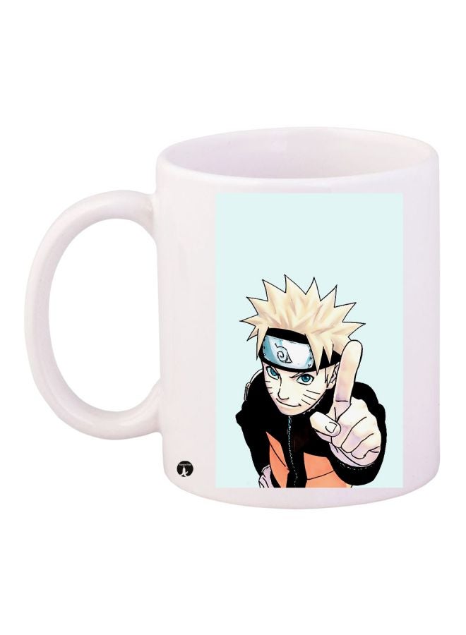 BP Naruto Printed Coffee Mug White/Blue/Black