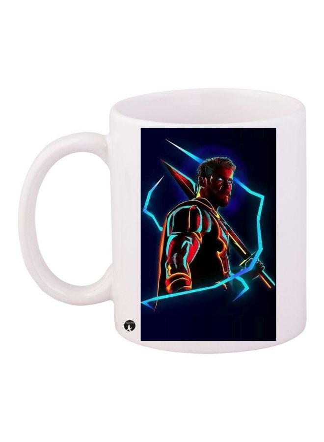 BP Thor Printed Coffee Mug White/Blue/Red