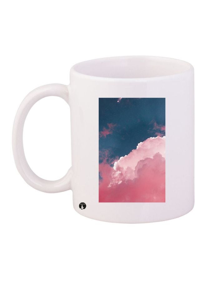 Sky Printed Coffee Mug White/Blue/Pink