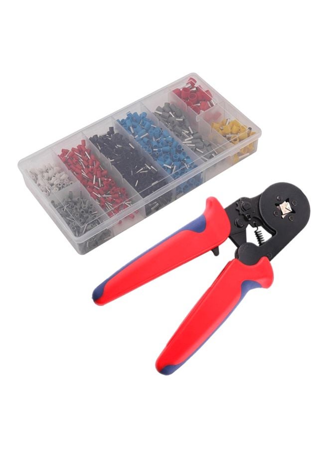 Self-Adjustable Crimping Pliers And Terminal Set Red/Black/Yellow - Image 5