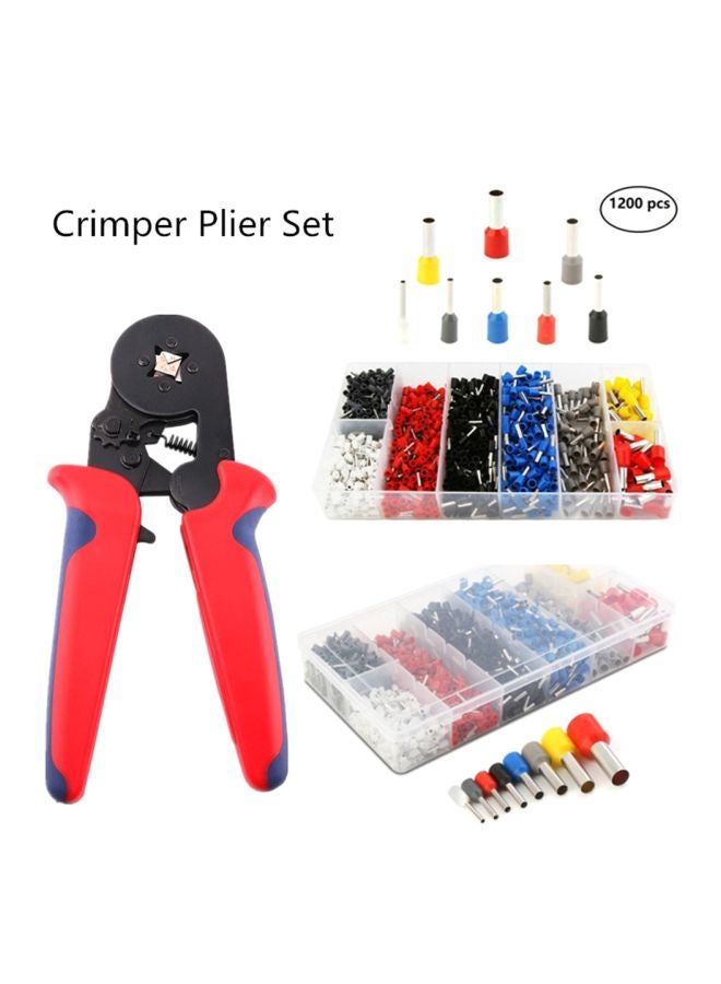 Self-Adjustable Crimping Pliers And Terminal Set Red/Black/Yellow - Image 3