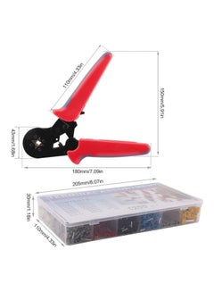 Generic Self-Adjustable Crimping Pliers And Terminal Set Red/Black/Yellow  - Image 4