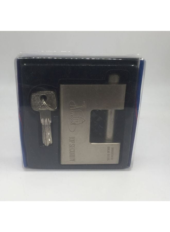 Generic Padlock With Key Silver  - Image 3