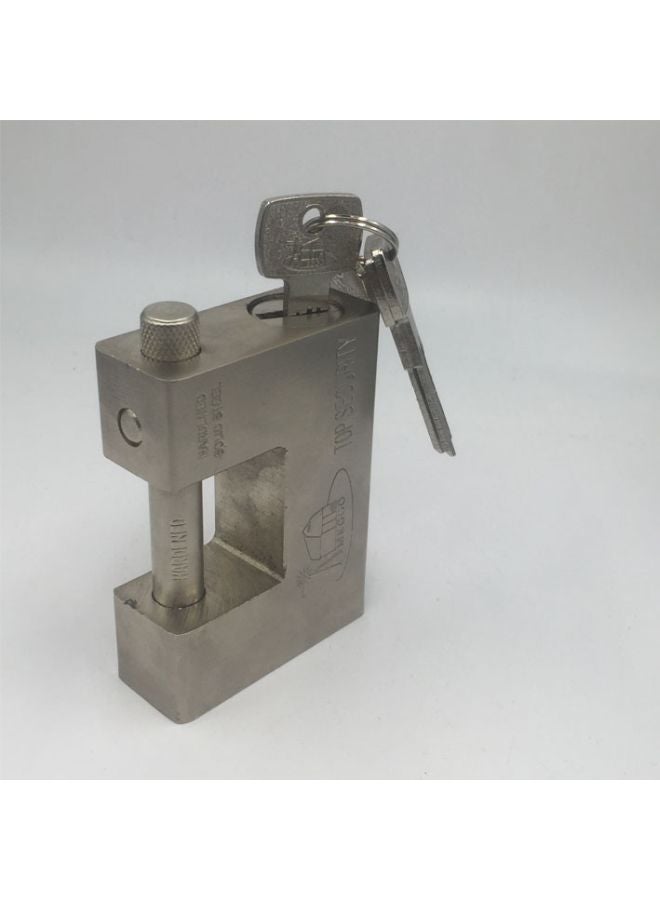 Generic Padlock With Key Silver  - Image 2