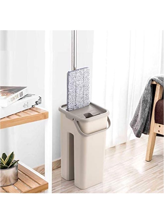 Floor Cleaning Mop Set Brown/Grey - Image 4