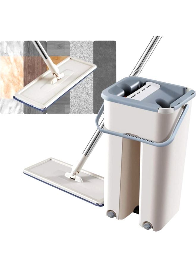 Floor Cleaning Mop Set Brown/Grey - Image 3