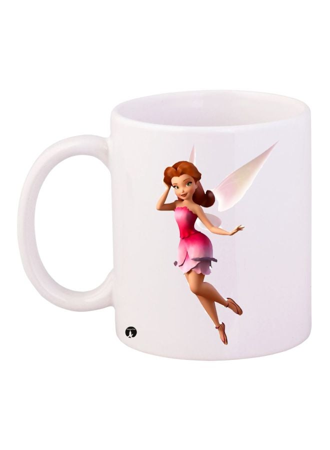BP Fairy Printed Coffee Mug White/Brown/Pink