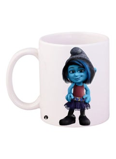 Trolls Printed Coffee Mug White/Blue/Black