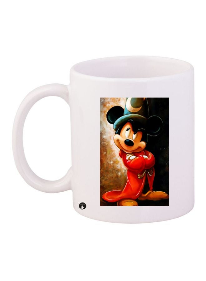BP Mickey Mouse Printed Coffee Mug White/Red/Black