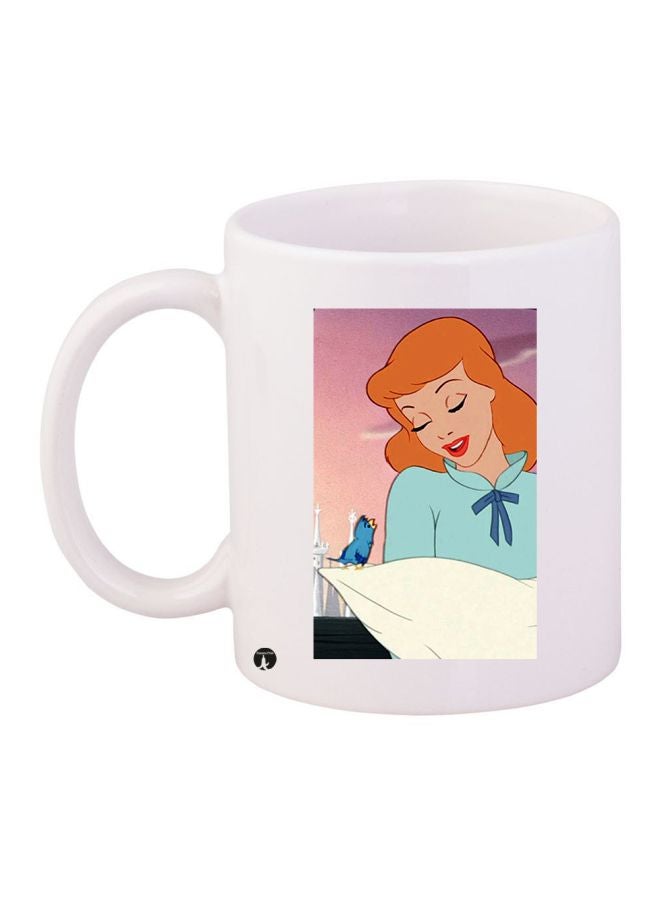 بي بي مج قهوة بطبعة أميرة ديزني أبيض/أزرق/برتقالي