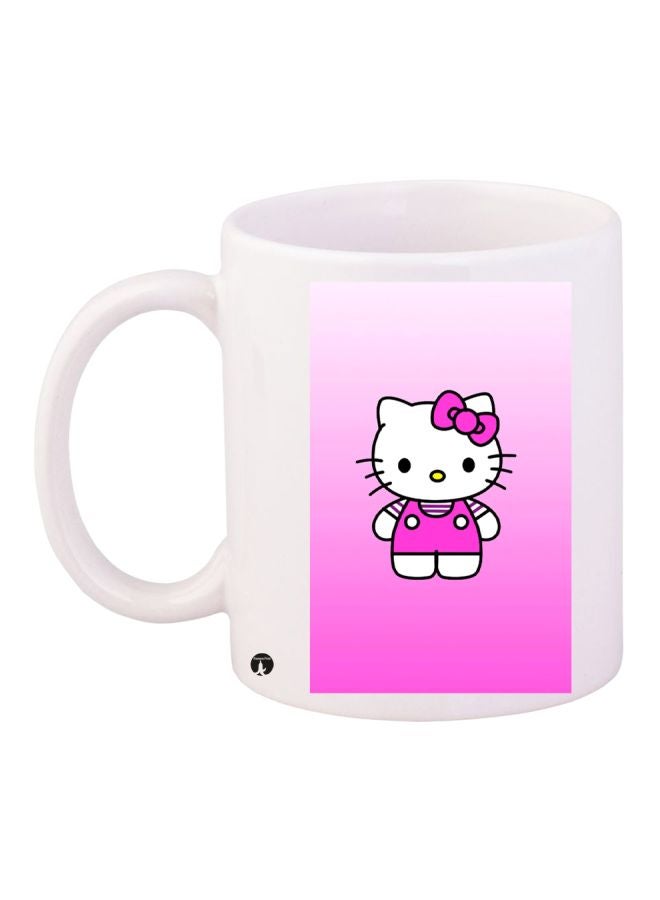 بي بي قدح قهوة - هالو كيتي أبيض/وردي/أسود