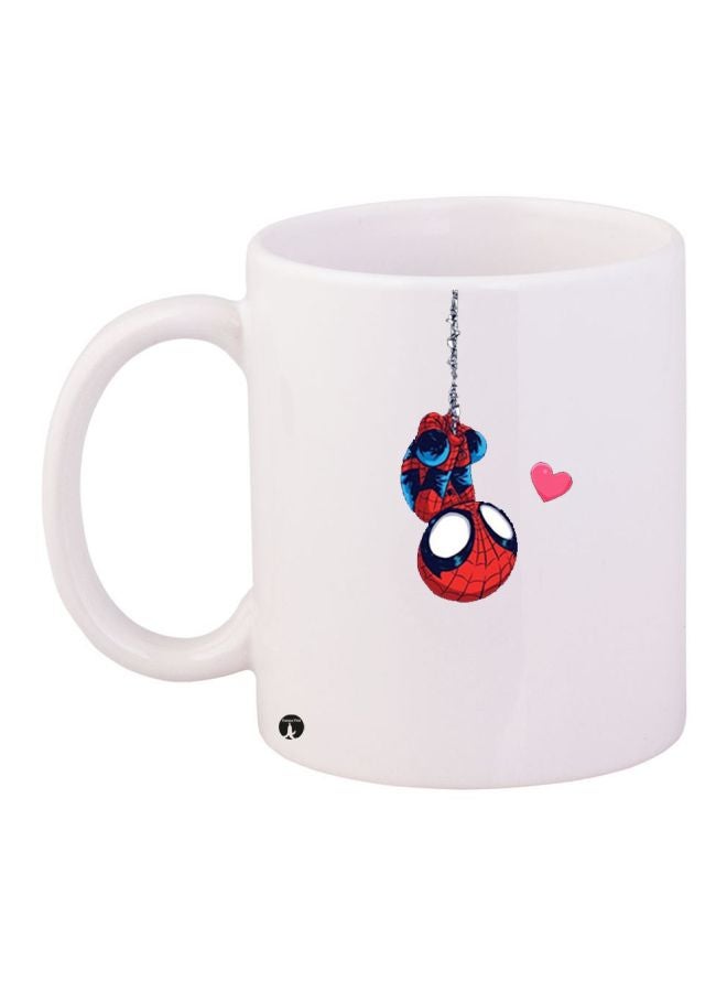 BP Spiderman Printed Coffee Mug White/Red/Blue