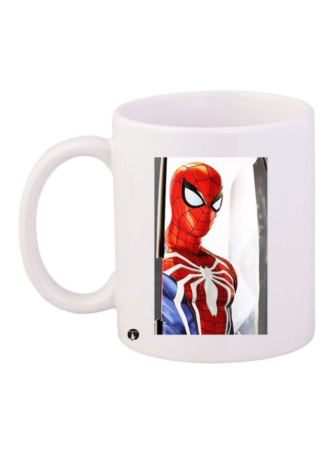 Spider-Man Printed Coffee Mug White/Red/Blue