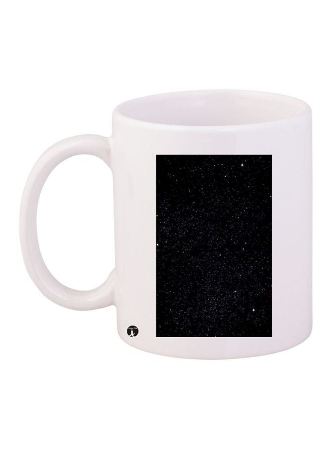 Starry Sky Printed Coffee Mug White/Black