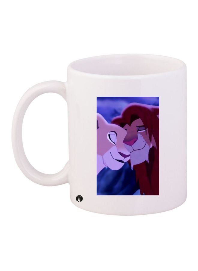 بي بي مج بطبعة فيلم The Lion King أبيض/ أرجواني/ بني