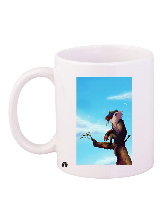 BP Animal Printed Coffee Mug White/Blue/Brown