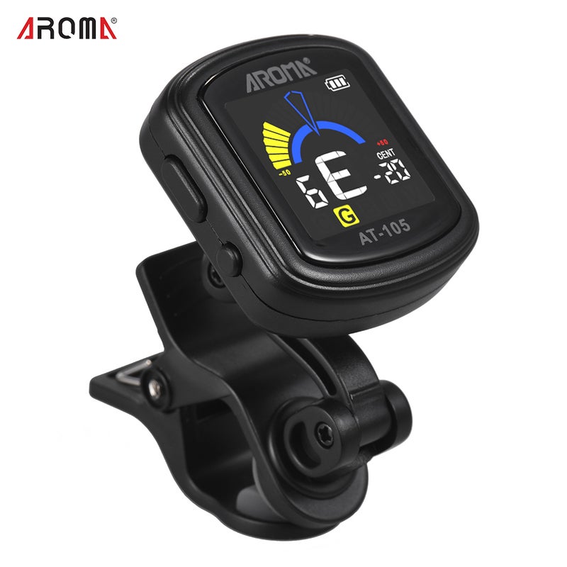 Generic - Rechargeable Clip-on Tuner For Chromatic/Guitar/Bass/Ukulele/Violin - Image 1