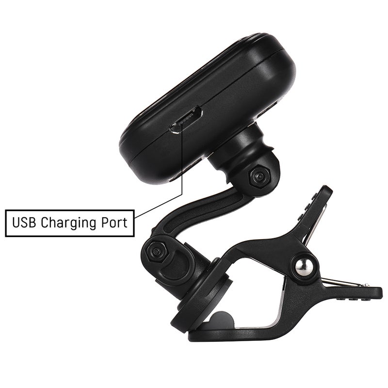Generic - Rechargeable Clip-on Tuner For Chromatic/Guitar/Bass/Ukulele/Violin - Image 1