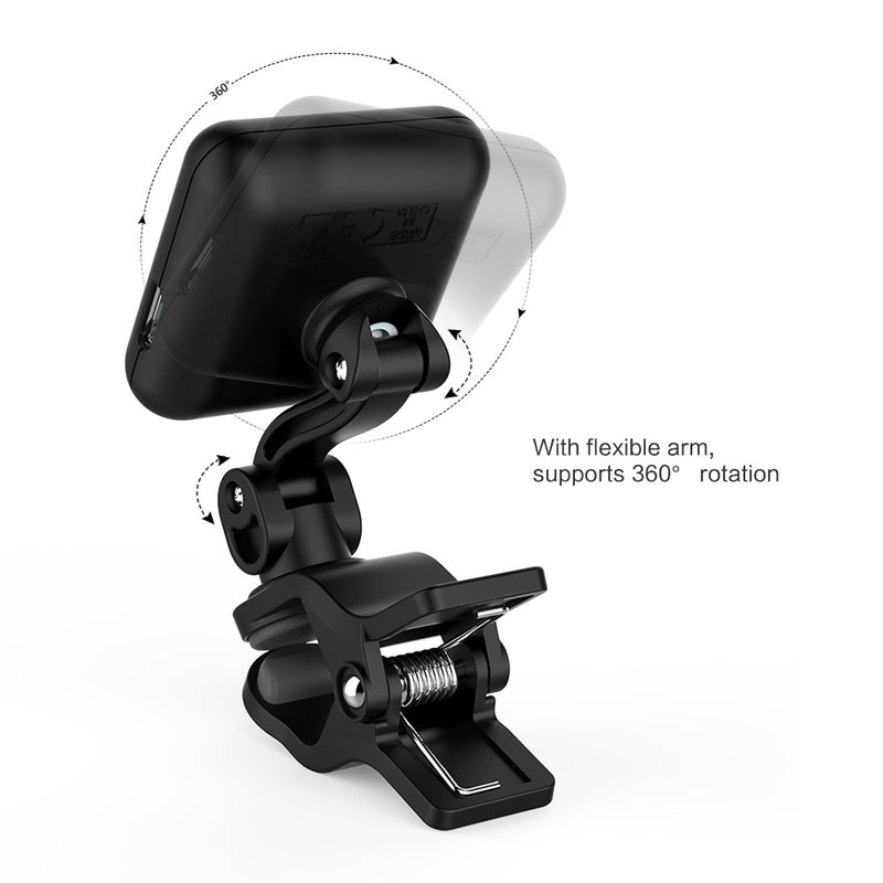 Generic - Rechargeable Clip-on Tuner For Chromatic/Guitar/Bass/Ukulele/Violin - Image 1