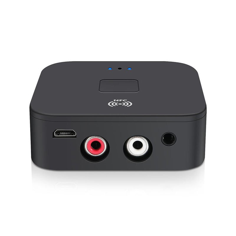APT-X NFC CVC6.0 WB11 Bluetooth 5.0 Wireless Audio Receiver Adapter With Microphone AUX Out V7384_P Black  - Image 2