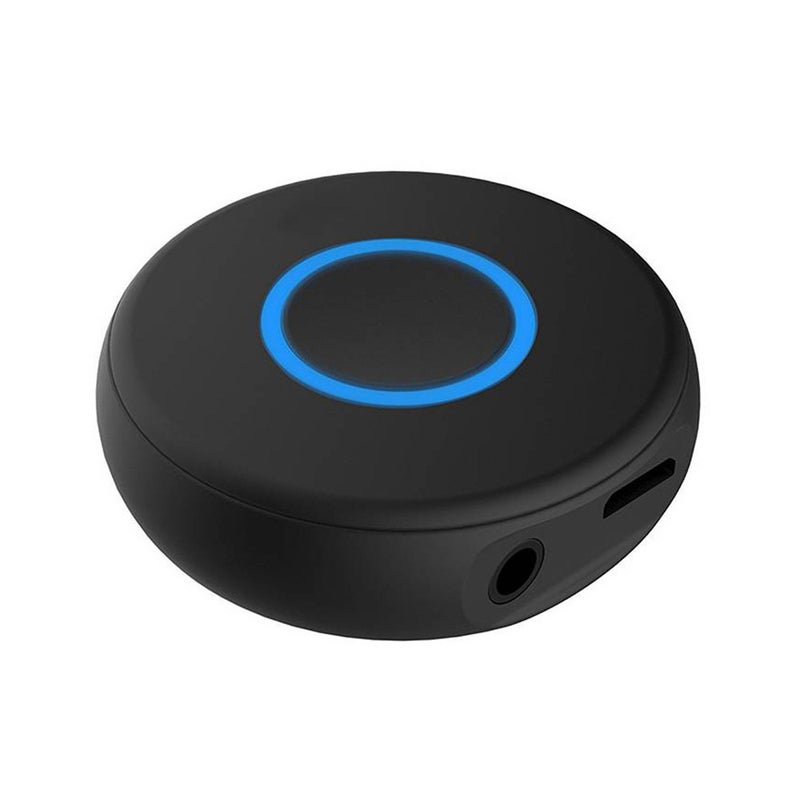 2-in-1 Wireless 3.5mm Audio Bluetooth 5.0 Transmitter & Receiver V7374_P Black - Image 1