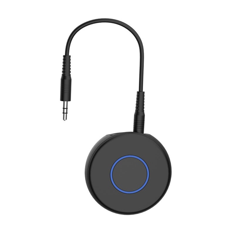 2-in-1 Wireless 3.5mm Audio Bluetooth 5.0 Transmitter & Receiver V7374_P Black - Image 2