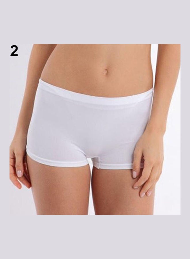 Solid Mid Rise Boxer Briefs Black - Image 5