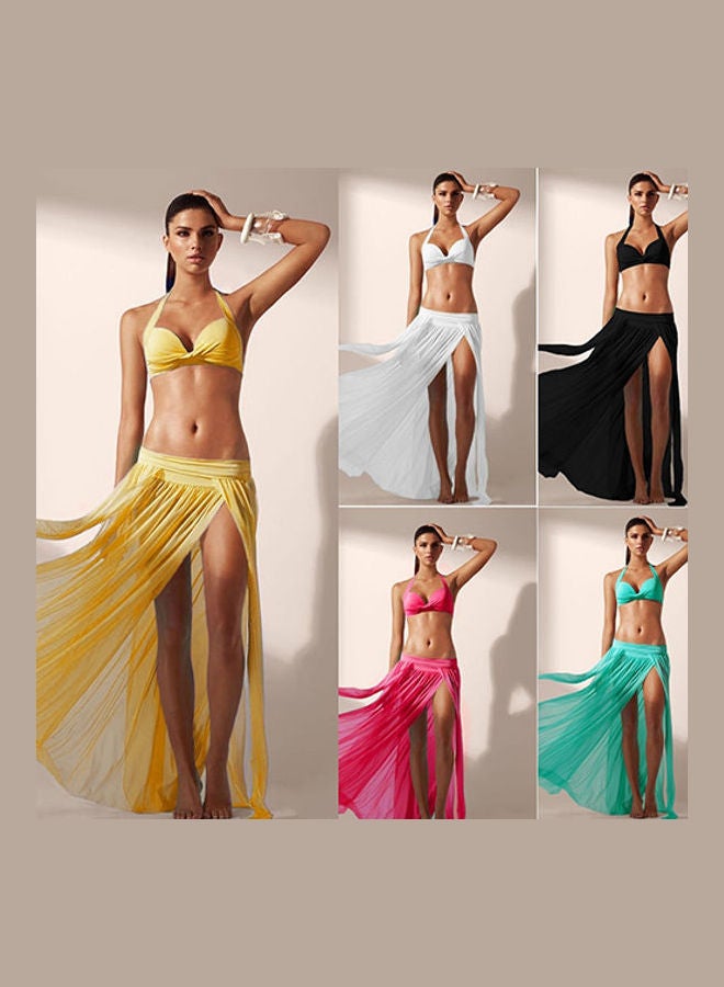 Generic - Women's Fashion Swimwear Bikini Cover-up Skirt  Beach Tulle Beachwear White - Image 1