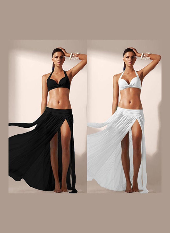 Generic - Women's Fashion Swimwear Bikini Cover-up Skirt  Beach Tulle Beachwear White - Image 1