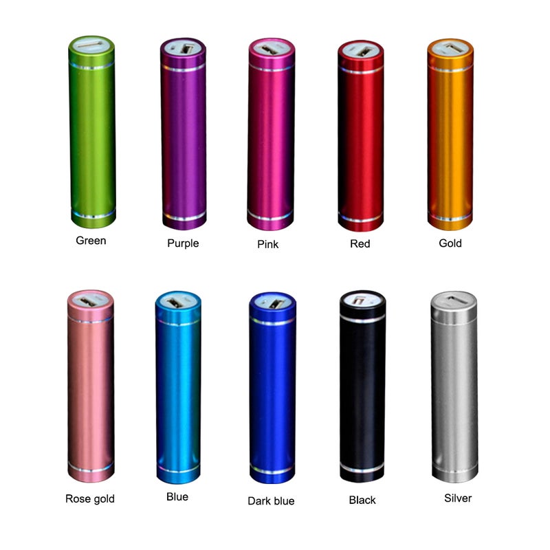 Portable USB Battery Phone Charger Case Silver  - Image 5