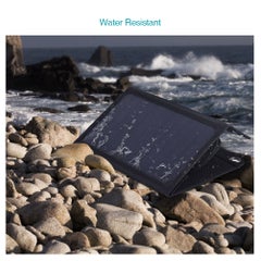 dodocool 12W 10000mAh Portable Foldable Dual USB Solar Charger Power Bank Black  - Image 2