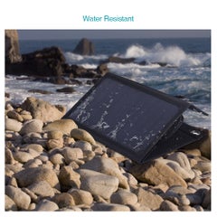 dodocool 12W 10000mAh Portable Foldable Dual USB Solar Charger Power Bank Black  - Image 3