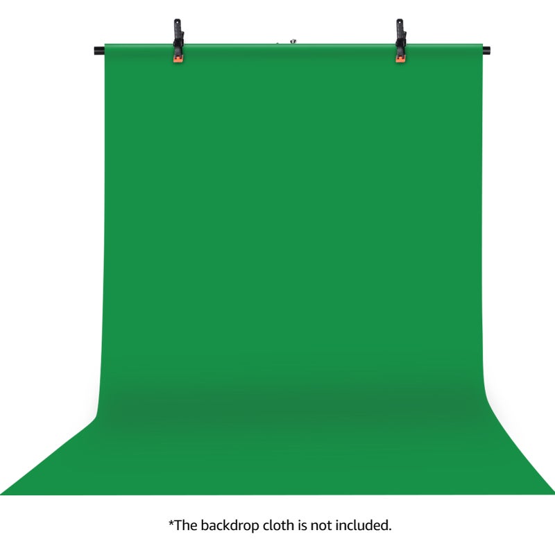 ANDOER 1.5x2m/4.9x6.5ft Portable Adjustable Height T-Shape Backdrop Stand Background Bracket Kit Black - Image 3