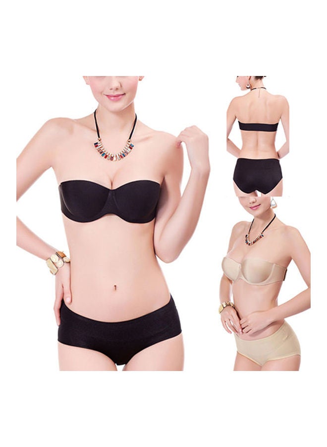 Women's Bra One-Piece Strapless Tape Fashion Invisible Seamless Brassiere Skin  - Image 2