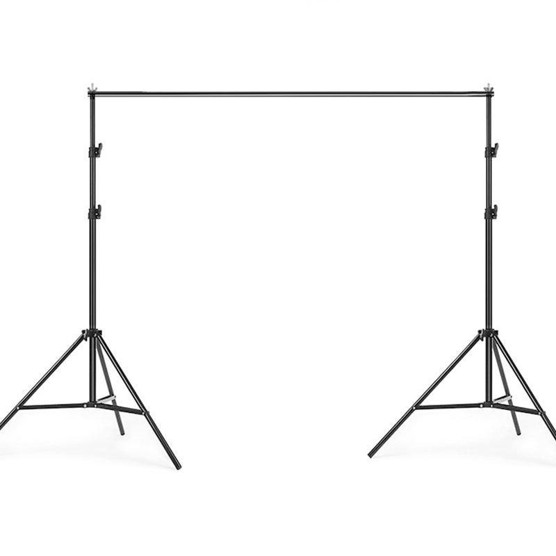 أندوير حامل خلفية تصوير ستوديو بمشبك مقاس 2×3 متر/6.6×10 بوصة بتصميم قابل لتعديل الارتفاع مع حقيبة حمل أسود - Image 5