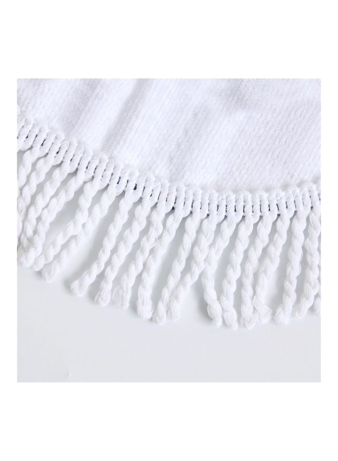 Generic - Animal Pattern Round Superfine Fiber Beach Towel With Tassel 22 x 2 x 22cm - Image 1