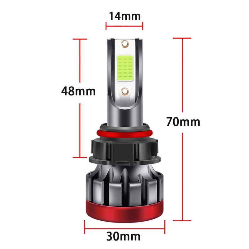 Generic Pack of 2 5202 30W 3000 Lumens Super Bright LED Headlights Bulbs Kit IP68 Waterproof  - Image 5